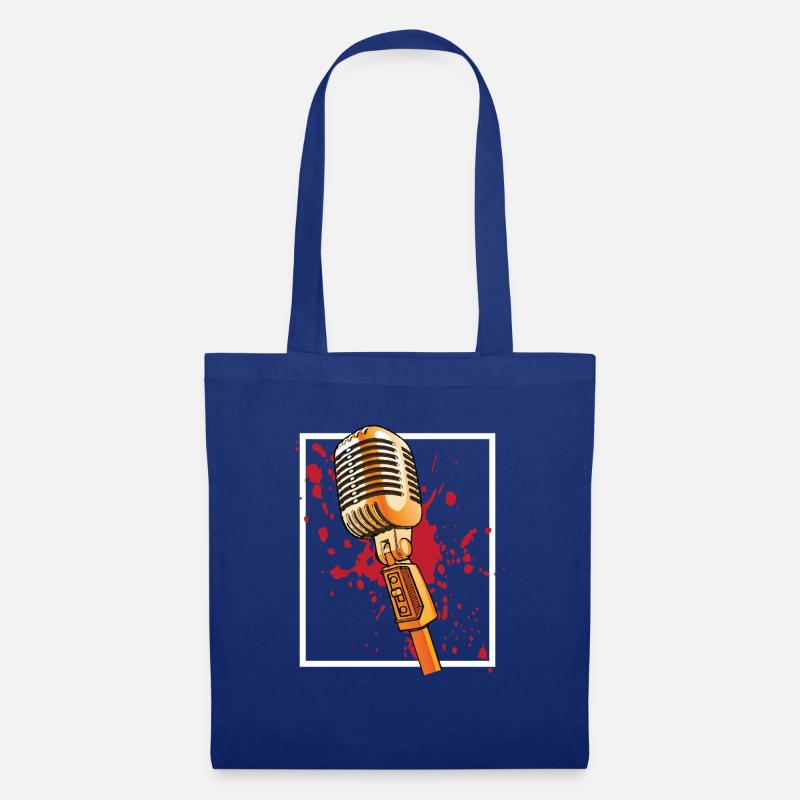 Bloddy Microphone - Tote Bag - royal blue