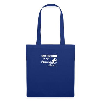 Ski de fond Ski de fond - Sac en tissu - bleu royal - Devant