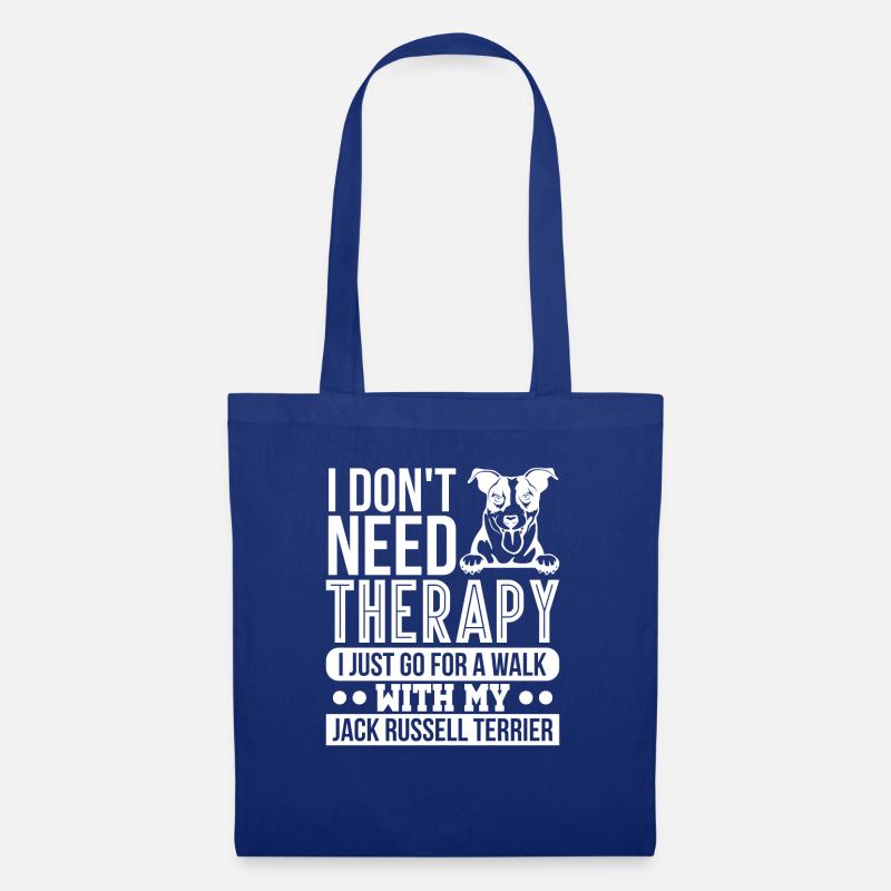 Jack Russell - Stoffbeutel - Royalblau