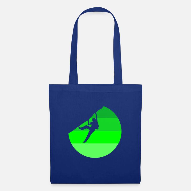 Kletterer Bouldern Design Rock Climbing - Stoffbeutel - Royalblau