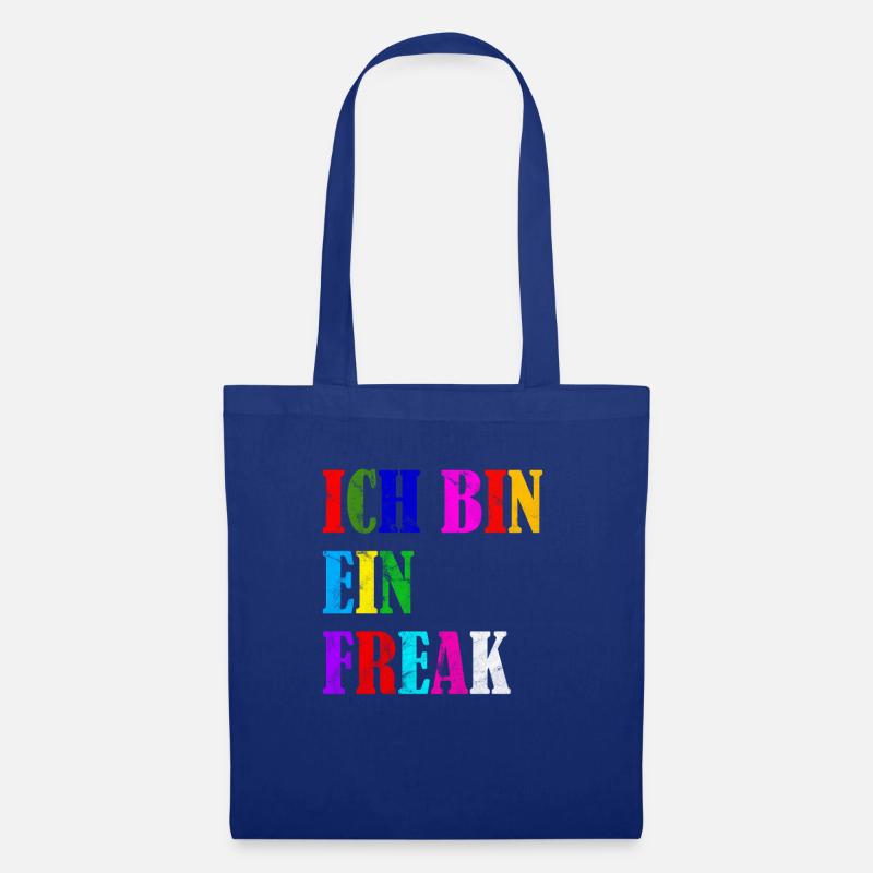 ICH BIN EIN FREAK - Stoffbeutel - Royalblau
