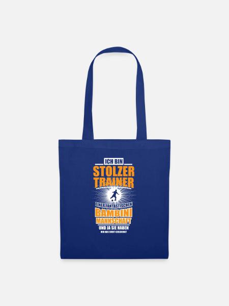 Stolzer Trainer SHIRT - Bambini Mannschaft - Stoffbeutel - Royalblau