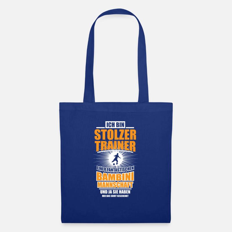 Stolzer Trainer SHIRT - Bambini Mannschaft - Stoffbeutel - Royalblau