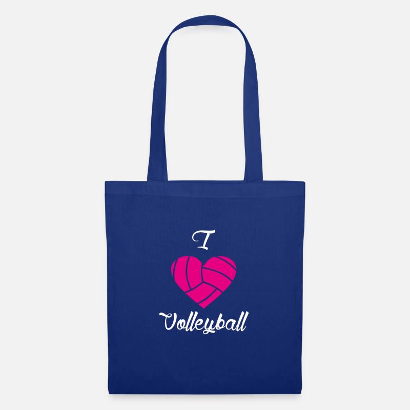 Volleyball - Stoffbeutel - Royalblau