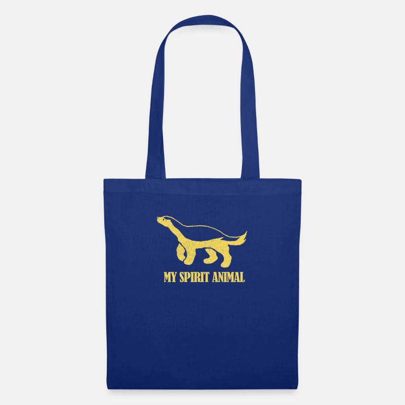 Honey Badger - Stoffbeutel - Royalblau