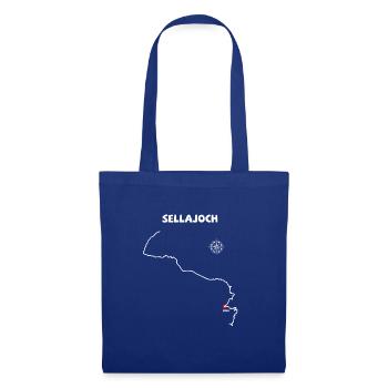 Sella Pass, italien Passo Sella Serpentine - Sac en tissu - bleu royal - Devant