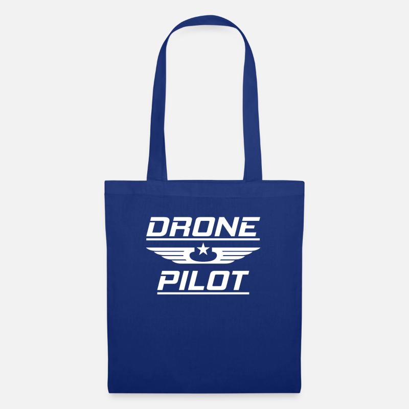 Drone drone pilot, drone quadcopter gift - Tote Bag - royal blue