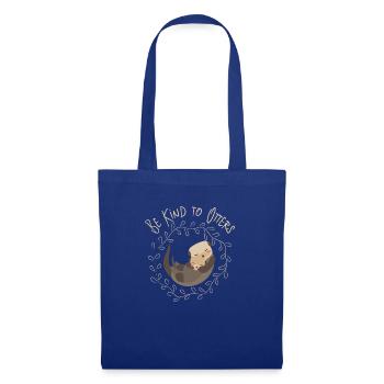 Sea Otter Lover - Be Kind To Otters - Tote Bag - royal blue - Front