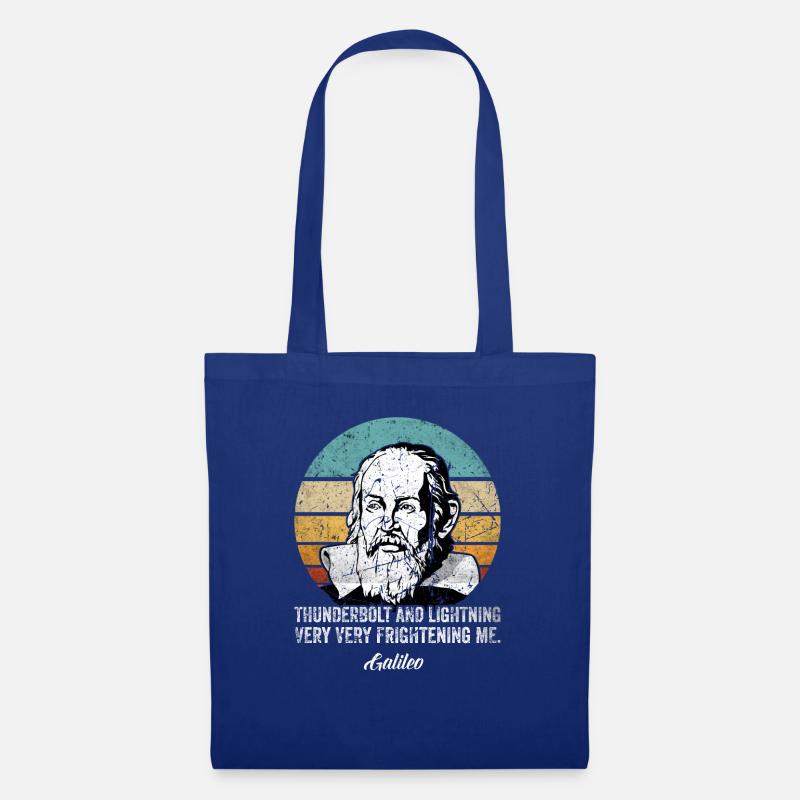 Thunderbolt lightning Galileo Philosoph Physik - Stoffbeutel - Royalblau