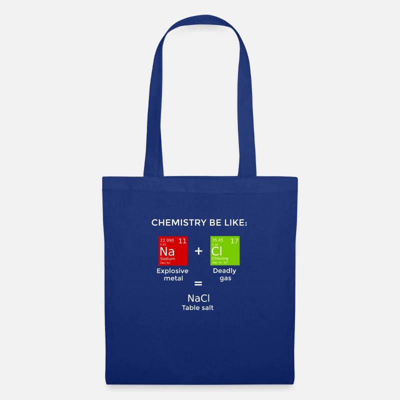 Chemistry be like - Stoffbeutel - Royalblau