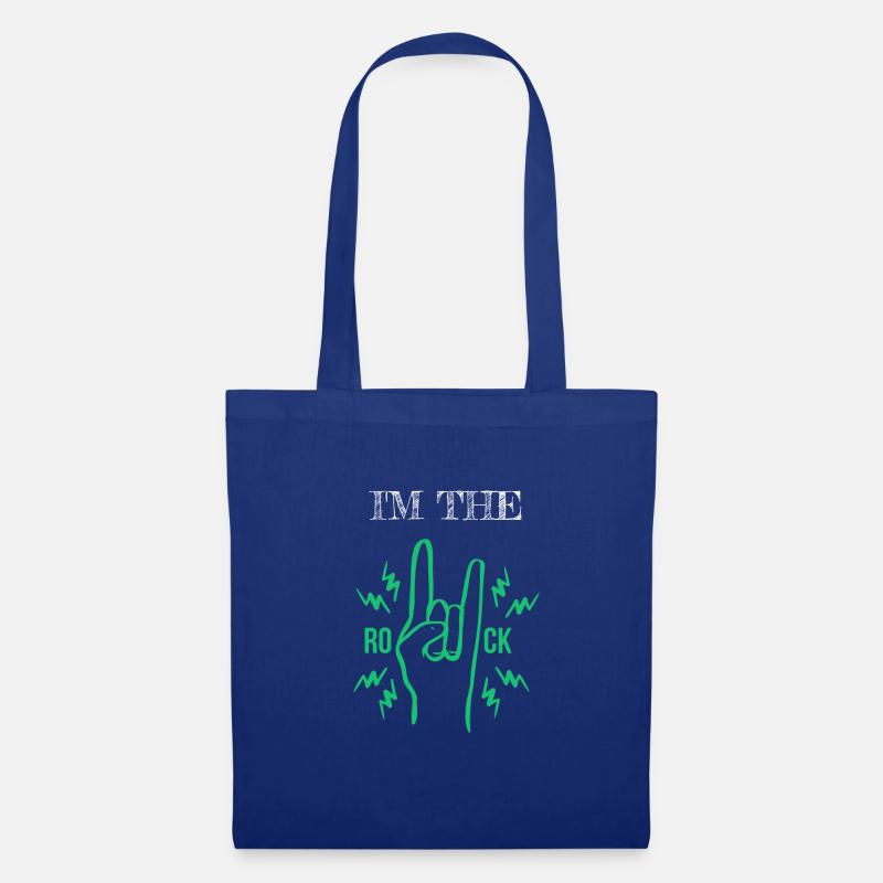 Rock n Roll - Stoffbeutel - Royalblau