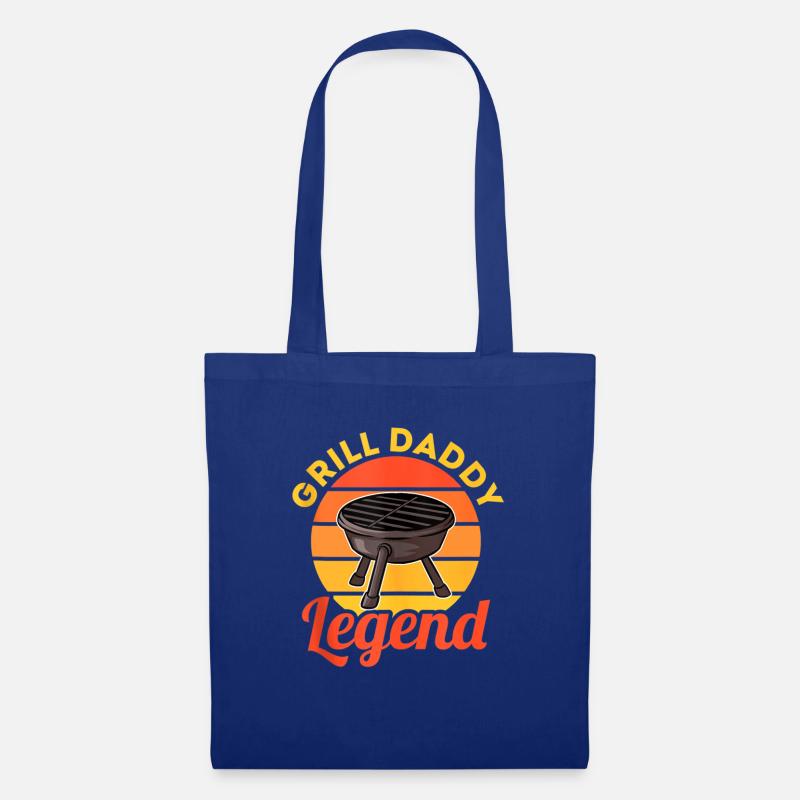 Legende Grill Daddy BBQ Cookout Grilling Dad - Stoffbeutel - Royalblau