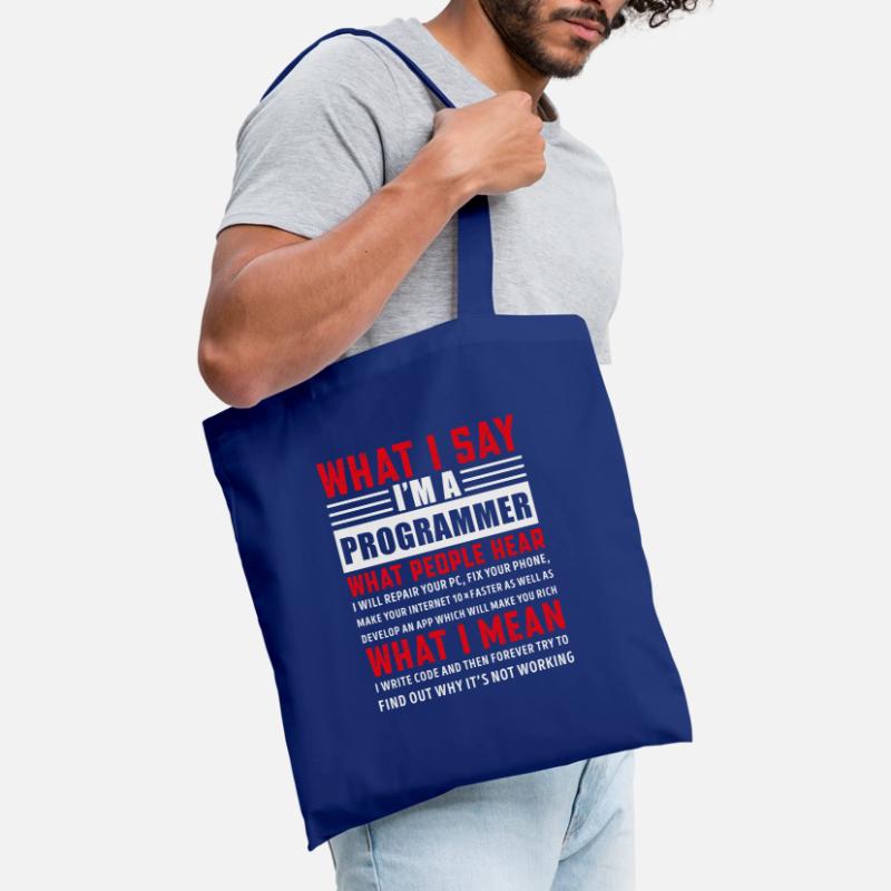 Funny Programming Coding Programmer Gift Tote Bag