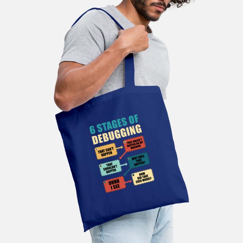 Programmieren Debugging Lustiges Programmierergeschenk Stoffbeutel