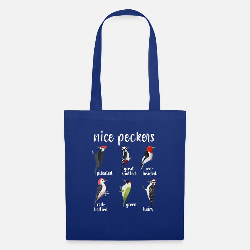Lustiger SpechtVogel Weihnachtsgeschenk Schöner Specht - Stoffbeutel - Royalblau