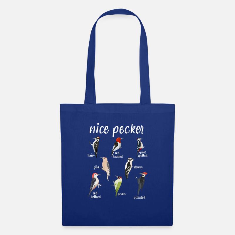 Specht Schöner Specht Lustiger Vogel Weihnachtsgeschenk - Stoffbeutel - Royalblau