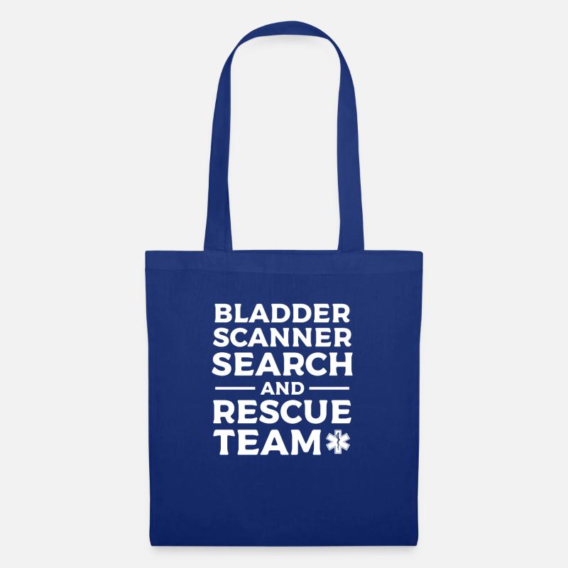 Bladder Scanner Search And Rescue Team EMT EMS - Stoffbeutel - Royalblau