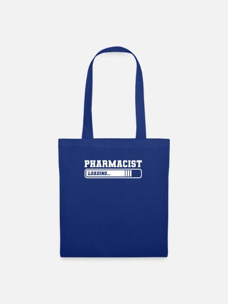 Pharmacist Loading Pharmacy Technician Medical - Stoffbeutel - Royalblau