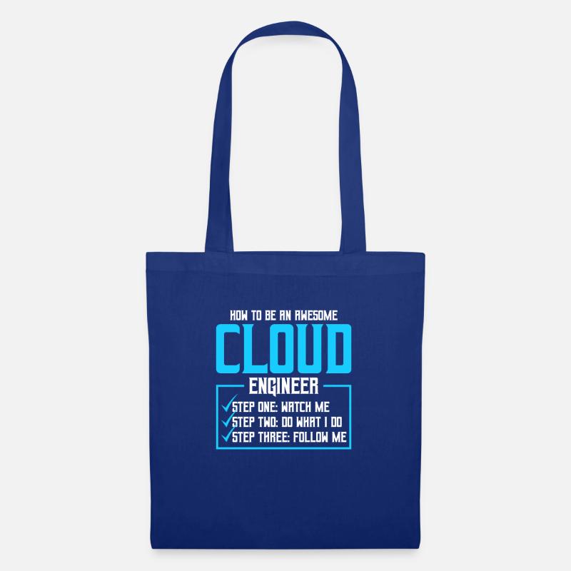 Administrateur Cloud Devops - Sac en tissu - bleu royal