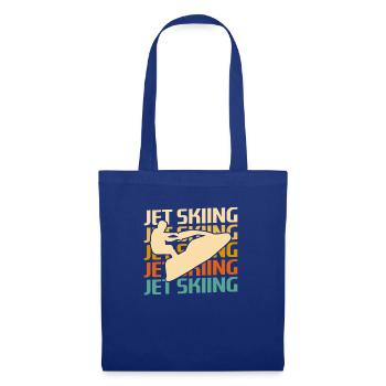 Classic Vintage Retro Jet Skiing Skis - Tote Bag - royal blue - Front