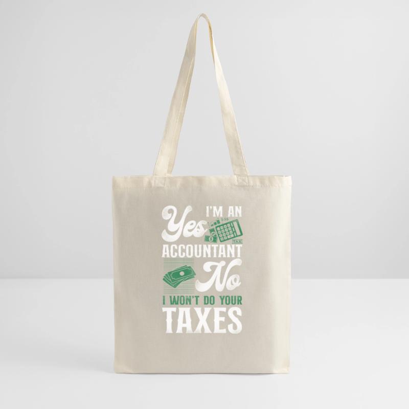 Comptable Comptable Comptable Comptabilité Sac en tissu