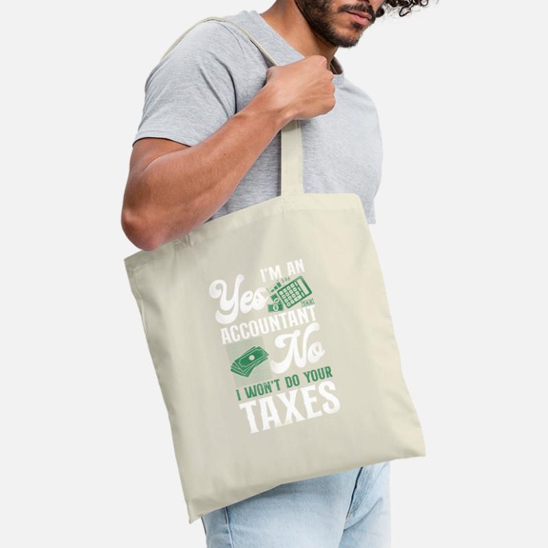 Comptable Comptable Comptable Comptabilité Sac en tissu