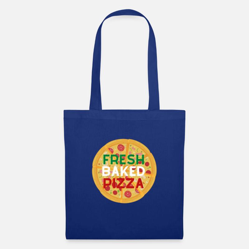 Fresh Pizza - Stoffbeutel - Royalblau