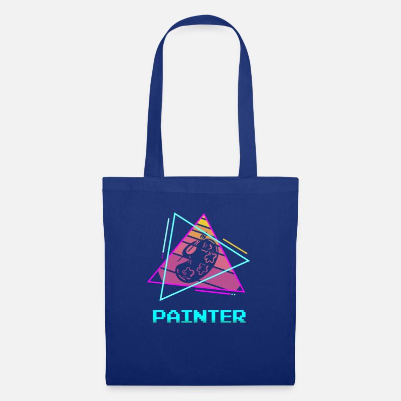 Retro Painter Paint Painting - Stoffbeutel - Royalblau