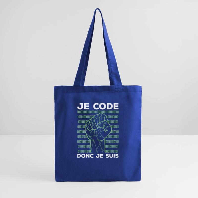Je Code Donc Je Suis Programmeur Programmation Stoffbeutel