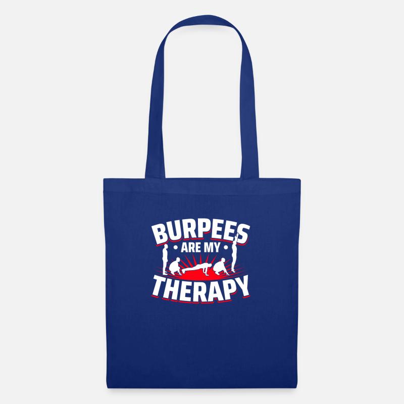 Burpees - Stoffbeutel - Royalblau