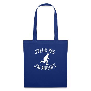 J'peux Pas J'ai Airsoft - Sac en tissu - bleu royal - Devant