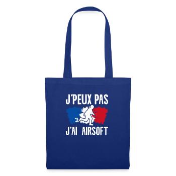 J'peux Pas J'ai Airsoft - Sac en tissu - bleu royal - Devant