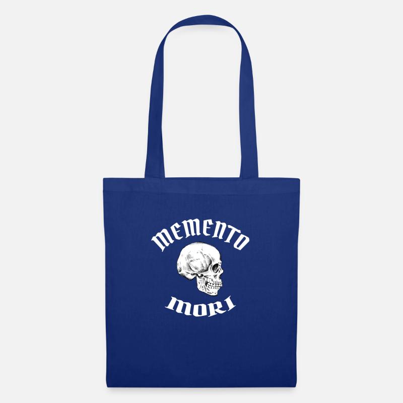 Memento Mori - Stoffbeutel - Royalblau