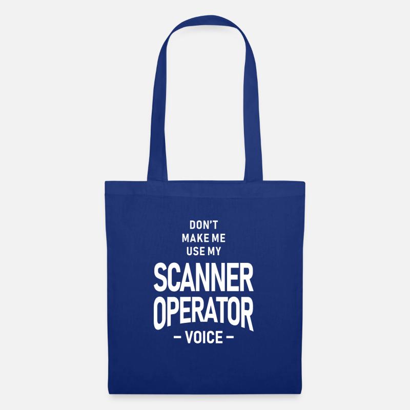 Scanner Operator Job Beruf Geburtstagsarbeiter - Stoffbeutel - Royalblau