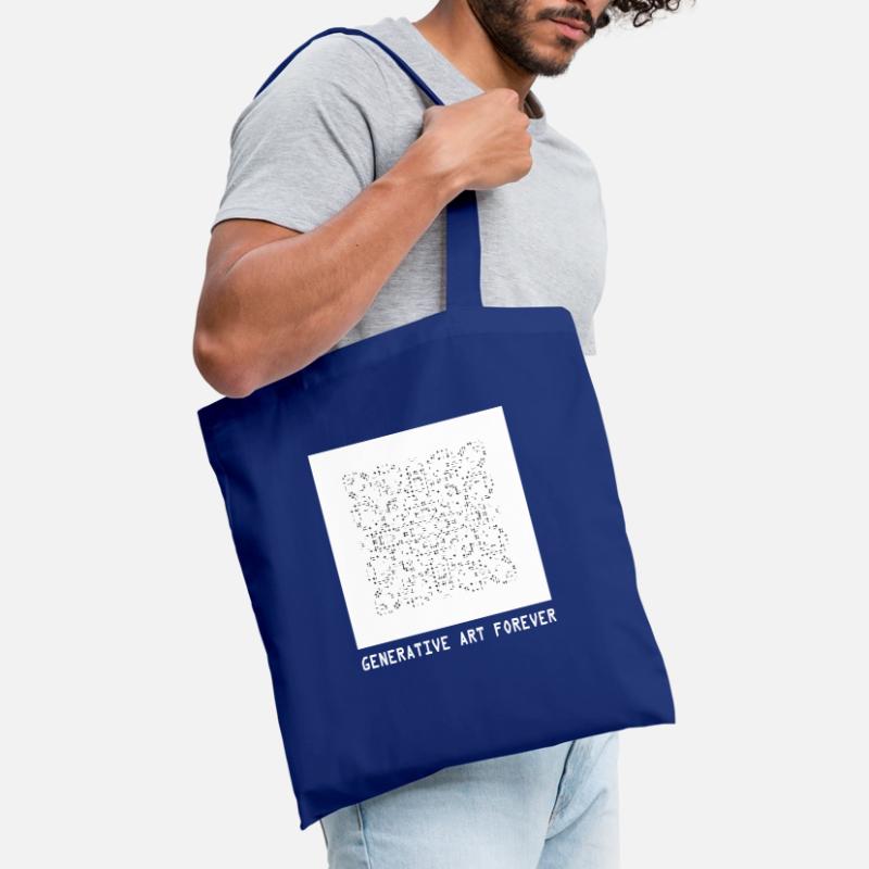 Programmes d’art génératif code d’image pour toujours Sac en tissu