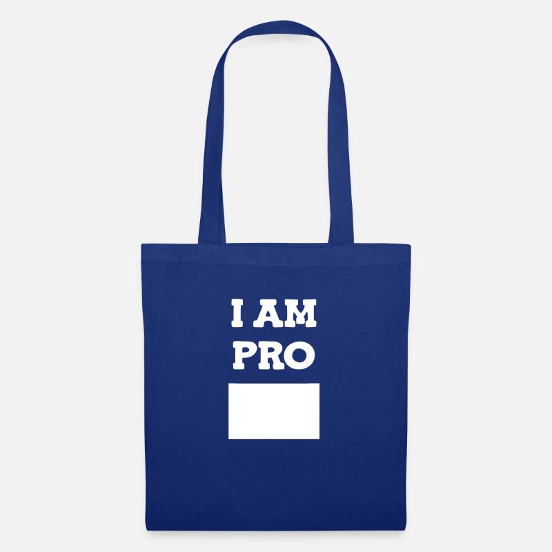 I AM PRO - Stoffbeutel - Royalblau
