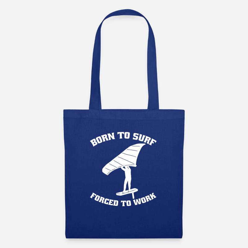 Windsurfer Surfen Windsurfing Kitesurfer Geschenk - Stoffbeutel - Royalblau