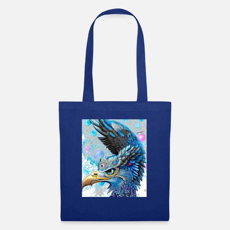 Blauer Adler - Stoffbeutel - Royalblau