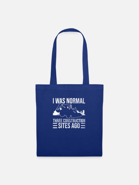 Bagger Sandbagger - Stoffbeutel - Royalblau