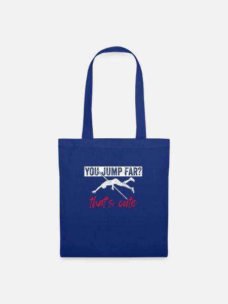 Stabhochspringer Stabhochspringen - Stoffbeutel - Royalblau