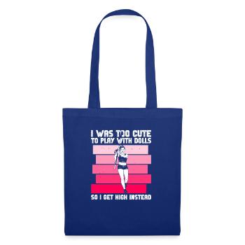 Stabhochsprung Mädchen Stabhochspringen - Tote Bag - royal blue - Front