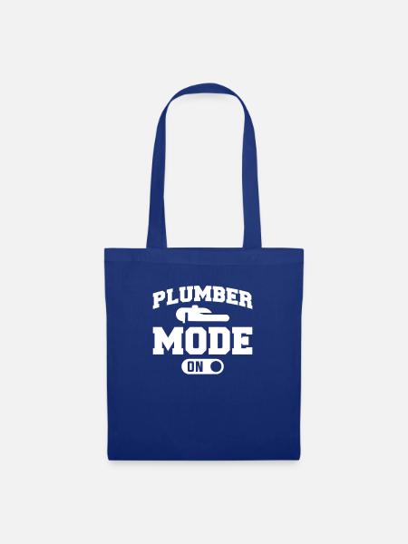 Klempner-Modus für Klempner - Stoffbeutel - Royalblau