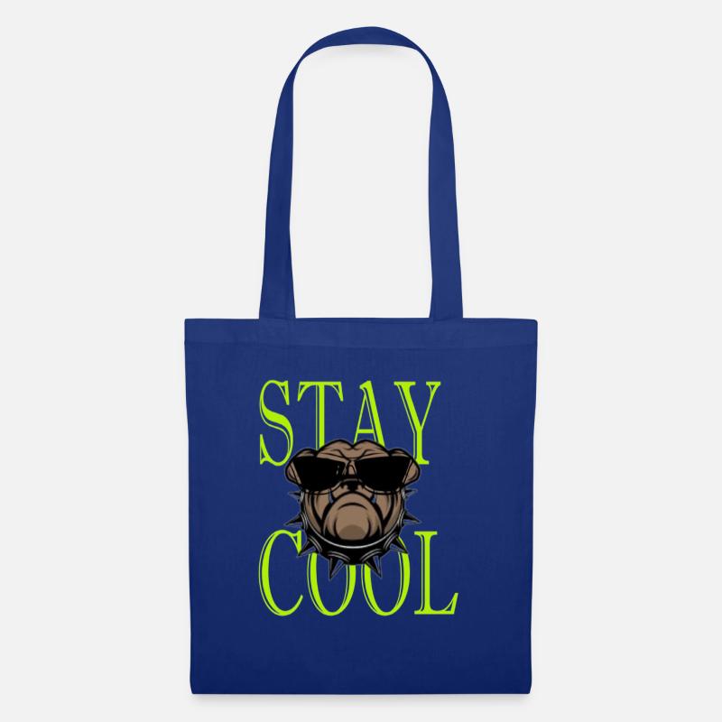 Stay Cool Geschenkidee - Stoffbeutel - Royalblau