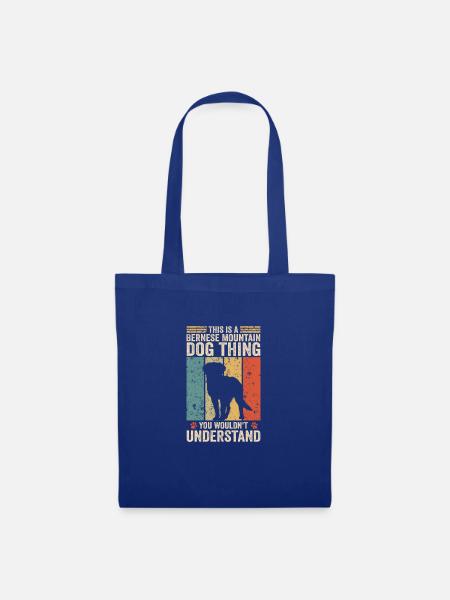 This is a Bernese Mountain Dog Thing - Stoffbeutel - Royalblau