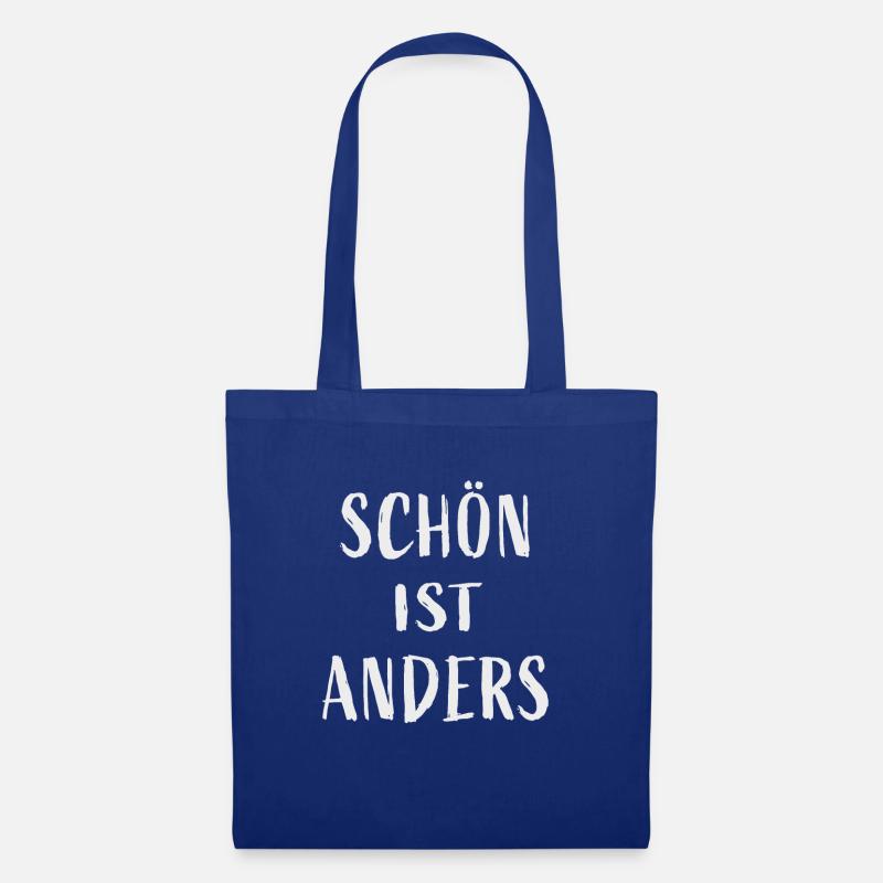 Schön ist anders - Stoffbeutel - Royalblau