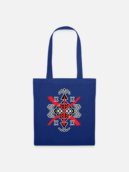 AMAZIGH sYMBOLE BERBERE Z IMAZIGHEN KABYL JEWEL - Stoffbeutel - Royalblau