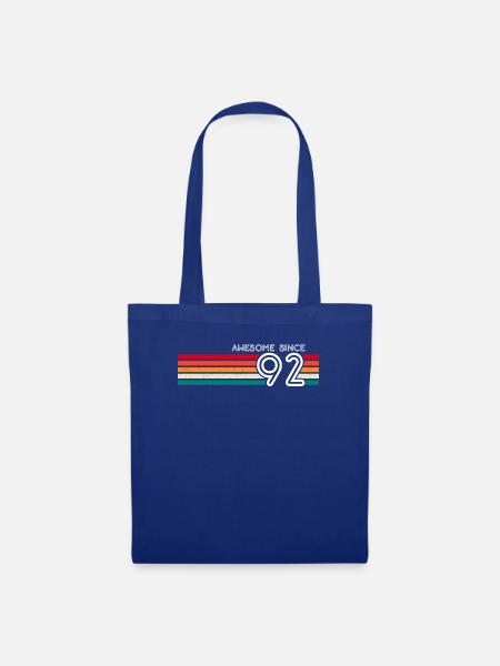 Toll seit 1992 Geschenke zum 31. Geburtstag 31 Jahre - Stoffbeutel - Royalblau
