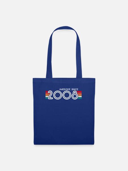 Toll seit 2008 Geschenke zum 15. Geburtstag 15 Jahre - Stoffbeutel - Royalblau