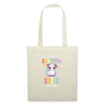 Rainbow Sheep LGBT Lesbisch Schwule Community Stolz - Stoffbeutel - Natur - Vorne