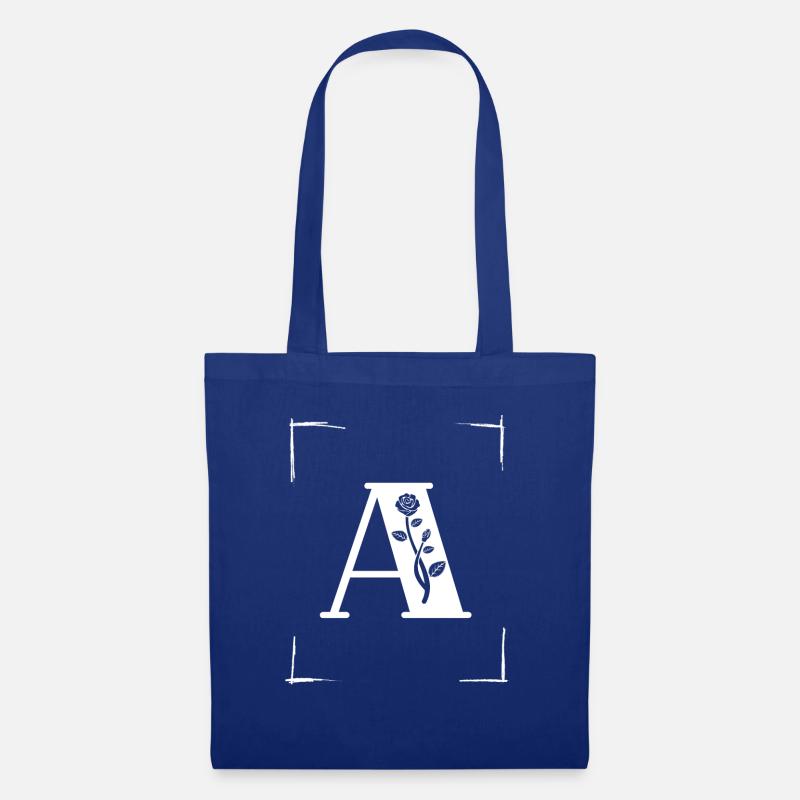 letter A initial - Tote Bag - royal blue